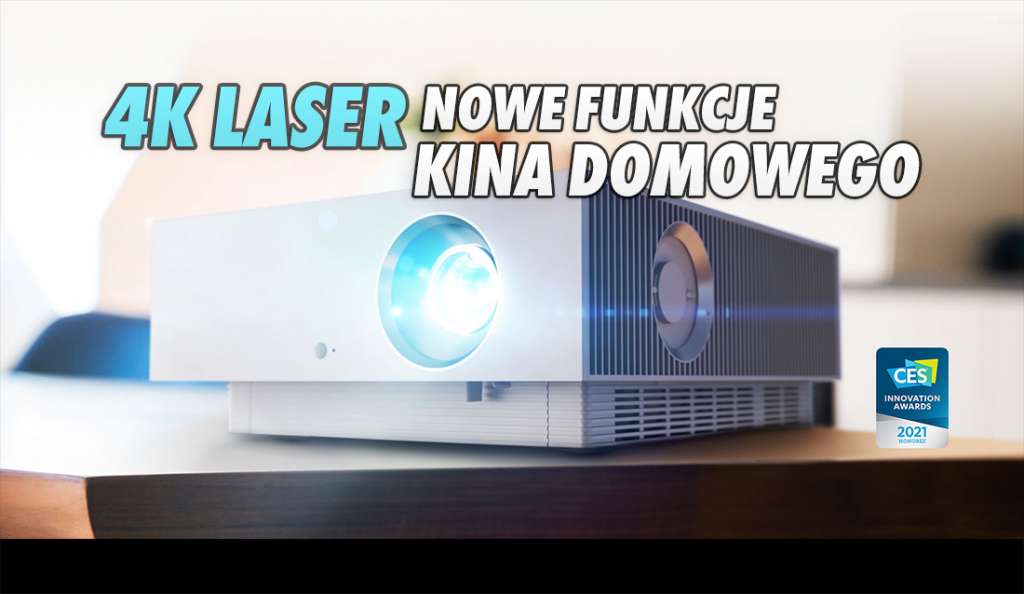 Nowy projektor laserowy 4K od LG automatycznie reguluje jasność obrazu i odtwarza filmy w kinowym formacie 24 kl/s. Idealny do domu?