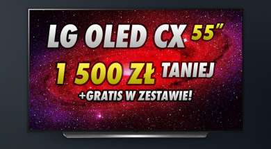 LG OLED CX 55 Media Expert telewizor promocja zestaw