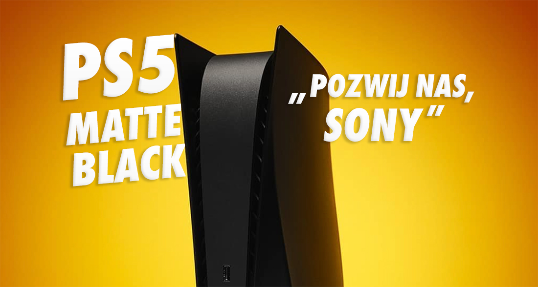 Czarne, matowe PS5? Znana firma rusza z produkcją przepięknych paneli do konsoli Sony. Wiemy kiedy będzie je można zamówić!