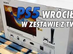 PS5 konsola zestaw z telewizorem XH90