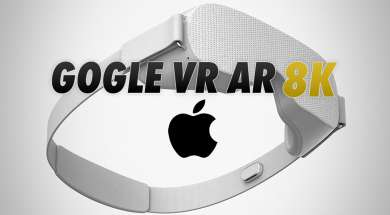 Gogle headset Apple VR AR 8K