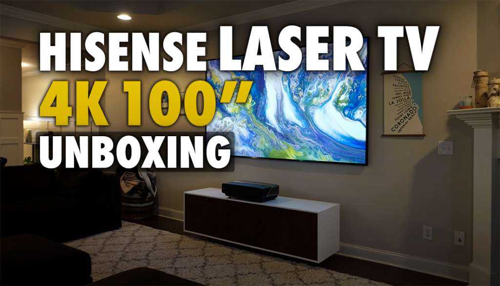 Jak działa Hisense LASER TV 4K 100"? Zobaczcie unboxing urządzenia, które potaniało w Polsce o 10 tysięcy złotych!