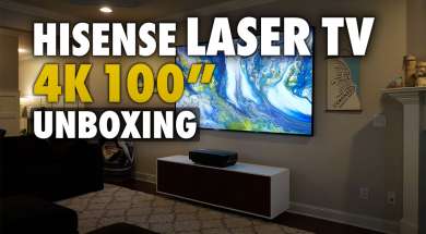 Hisense Laser TV 4K unboxing