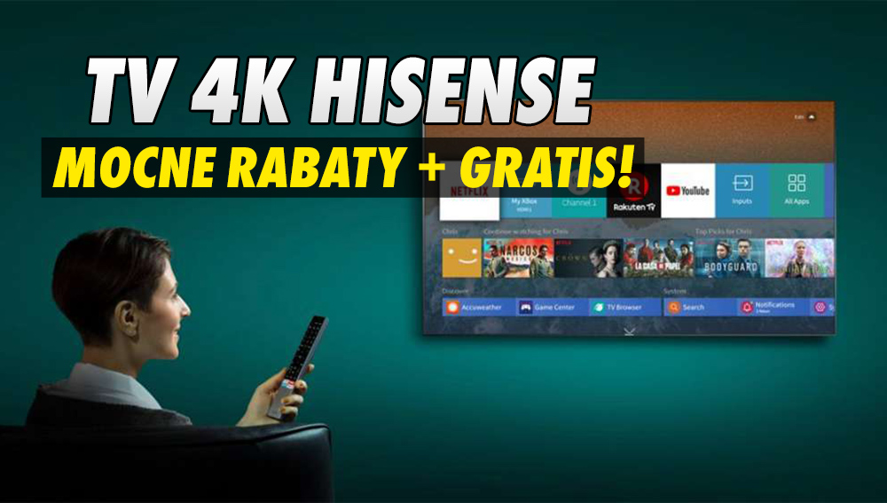 Dobra promocja na telewizory 4K od Hisense! Mocne przeceny i kusząca wartość dodana – gdzie szukać?