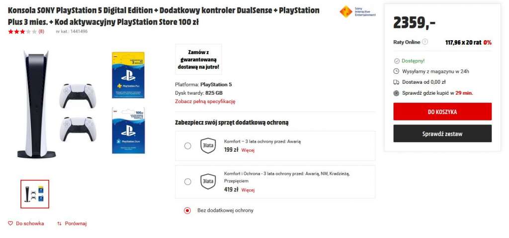 PS5 Media Markt Zestawy konsola gry
