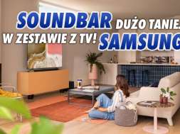 Samsung soundbar telewizor QLED Q60T lifestyle okładka