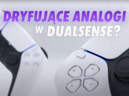 Sony DualSense PS5 kontroler dryfujące analogi wada okładka