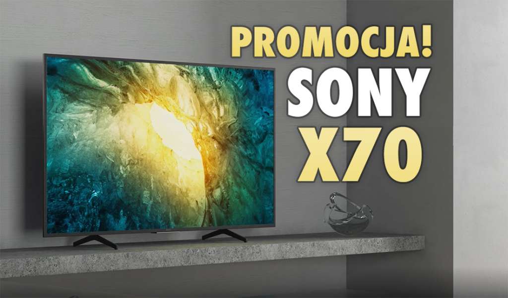 Duża promocja na telewizor Sony X70. Co potrafi ten niedrogi model?