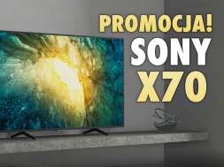 Sony X70 telewizor promocja