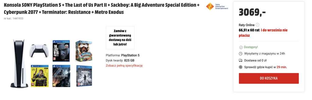 Mega zestaw z PS5 w Media Markt! W pakiecie cztery gry w rozsądnej cenie - jest dostępność!