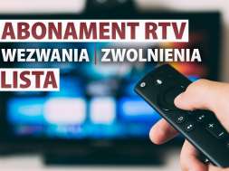 abonament RTV wezwanie do zapłaty zwolnienia lista okładka