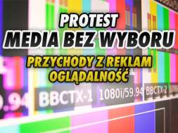 media bez wyboru protest telewizja oglądalność reklamy okładka