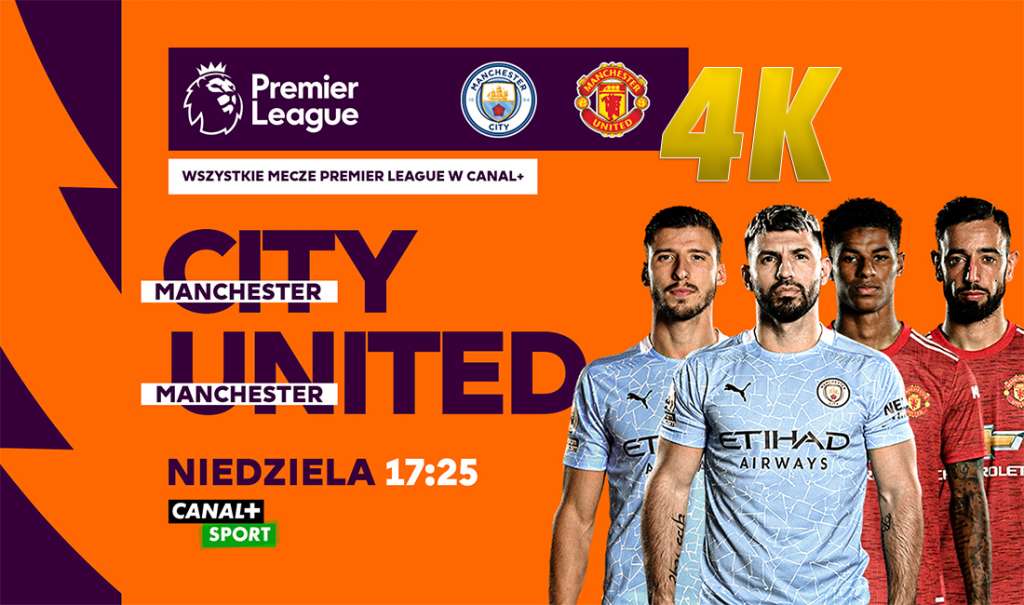 Dziś i jutro w telewizji cztery mecze w 4K Ultra HD! Hitem derby Manchesteru na szczycie Premier League - gdzie oglądać?
