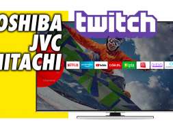 JVC Toshiba Hitchi telewizory aplikacja Twitch okłada