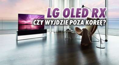 LG OLED RX zwijany rolowany telewizor
