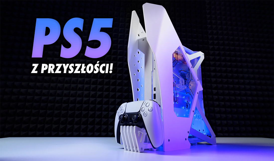 Powstała futurystyczna, w pełni funkcjonalna konsola PS5 chłodzona cieczą! Ma wejść do sprzedaży