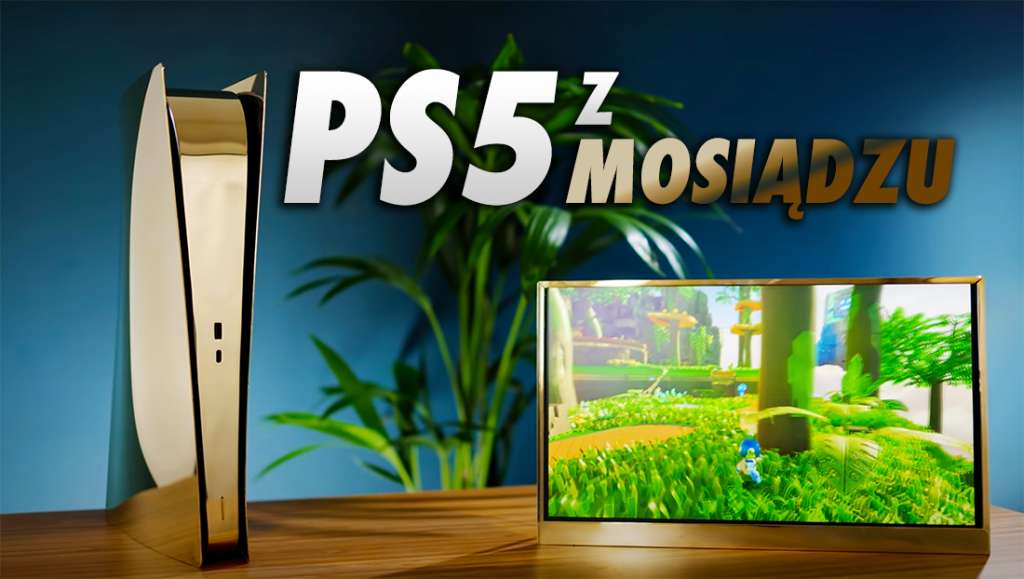 Takiego PS5 jeszcze nie było - gracz zbudował konsolę w całości z mosiądzu!