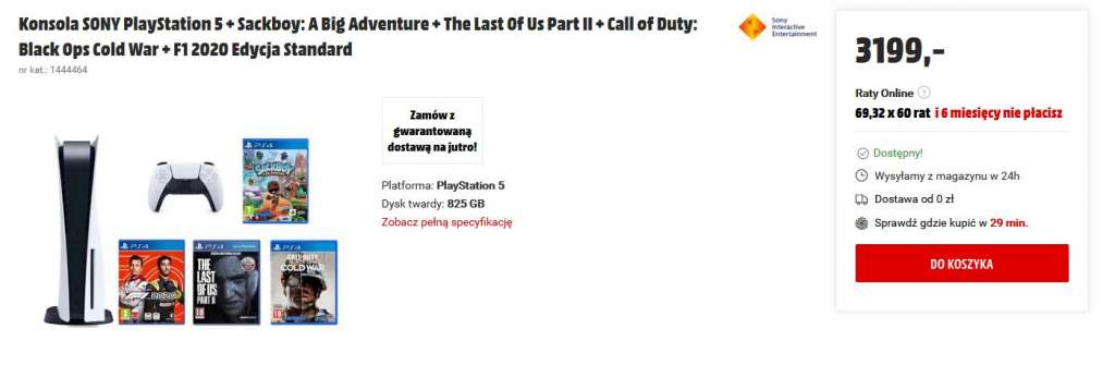 PS5 w media markt zestaw duży 2