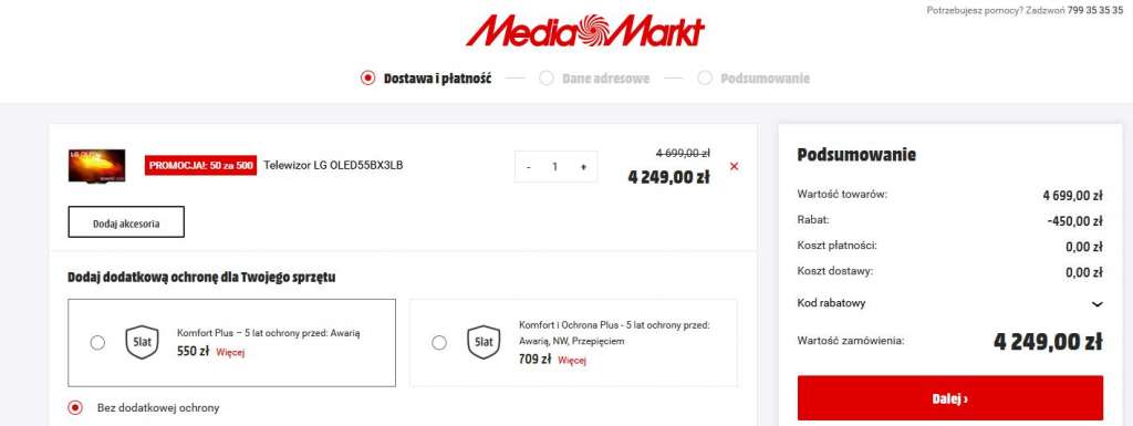 Promocja LG OLED BX media markt najtaniej na rynku