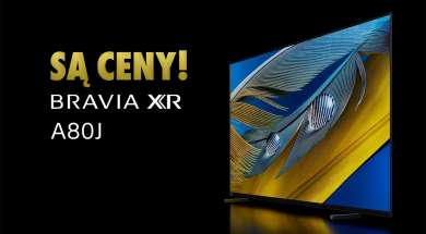 Sony BRAVIA XR OLED A80J telewizor lifestyle ceny okładka