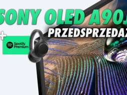 Sony OLED A90J telewizor 4K przedsprzedaż Media Expert gratisy okładka