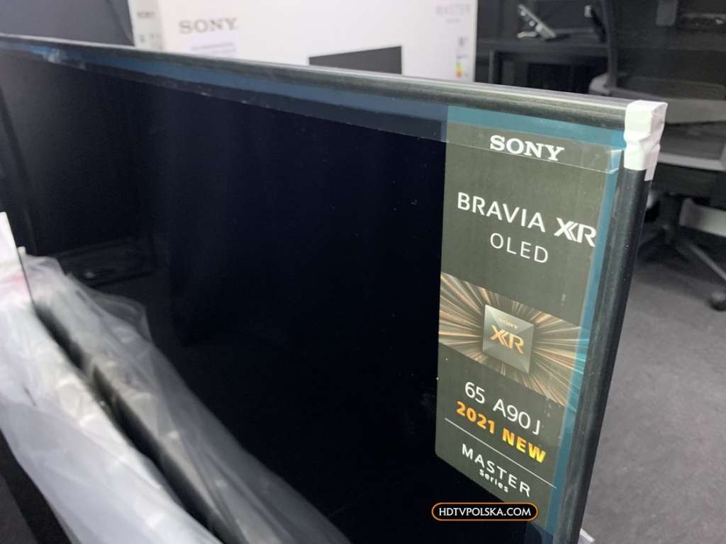 Zapowiedź otwieramy test Sony BRAVIA XR OLED A90J pudło