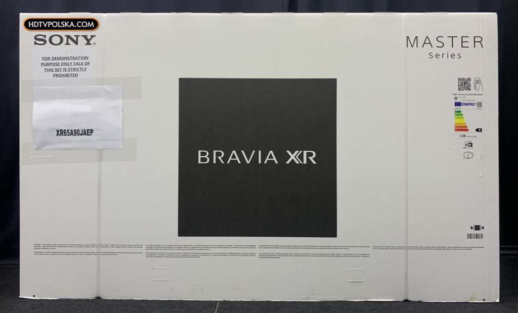 Zapowiedź otwieramy test Sony BRAVIA XR OLED A90J pudło 1