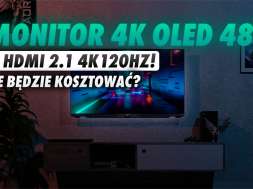 Gigabyte Aorus monitor 4K OLED 48 cali HDMI 2.1 okładka
