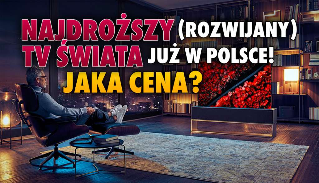 Najdroższy telewizor świata już dostępny w Polsce w Media Expert. Cena powali was na kolana!
