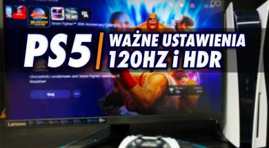 PS5 aktualizacja 120Hz HDR monitory ustawienia okładka