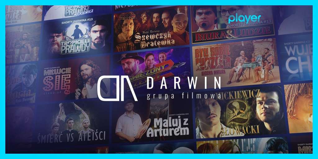 Grupa Filmowa Darwin podejmuję współpracę z Player! W serwisie dostępne są już najpopularniejsze produkcje