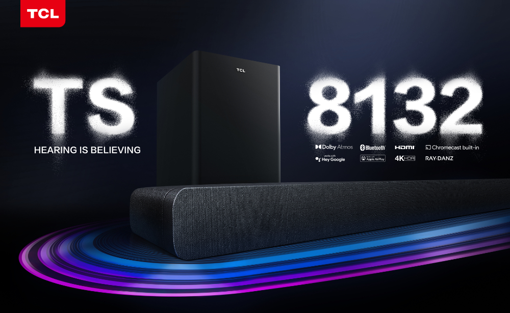 TCL ujawnia nowy soundbar z Dolby Atmos na 2021 rok! 3.1.2-kanałowa konstrukcja z obsługą HDMI eARC i Dolby Vision. Będzie hit cenowy?
