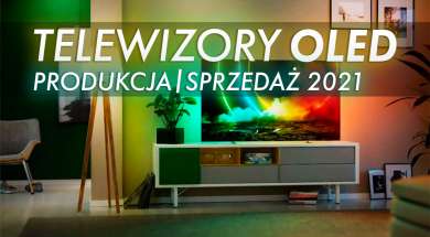telewizory OLED produkcja sprzedaż 2021 prognoza