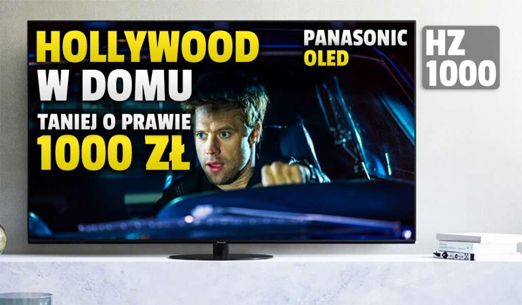 Kinowy telewizor do filmów Panasonic OLED 55 cali w świetnej cenie! Jakość obrazu rodem z Hollywood dużo taniej - gdzie kupić?