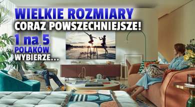 Samsung telewizory sprzedaż duże przekątne Polska okładka