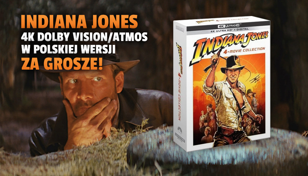 Najnowsza wielka kolekcja “Indiana Jones” za grosze! 4K, Dolby Vision, polski lektor i napisy! Gdzie oglądać za ułamek wartości?