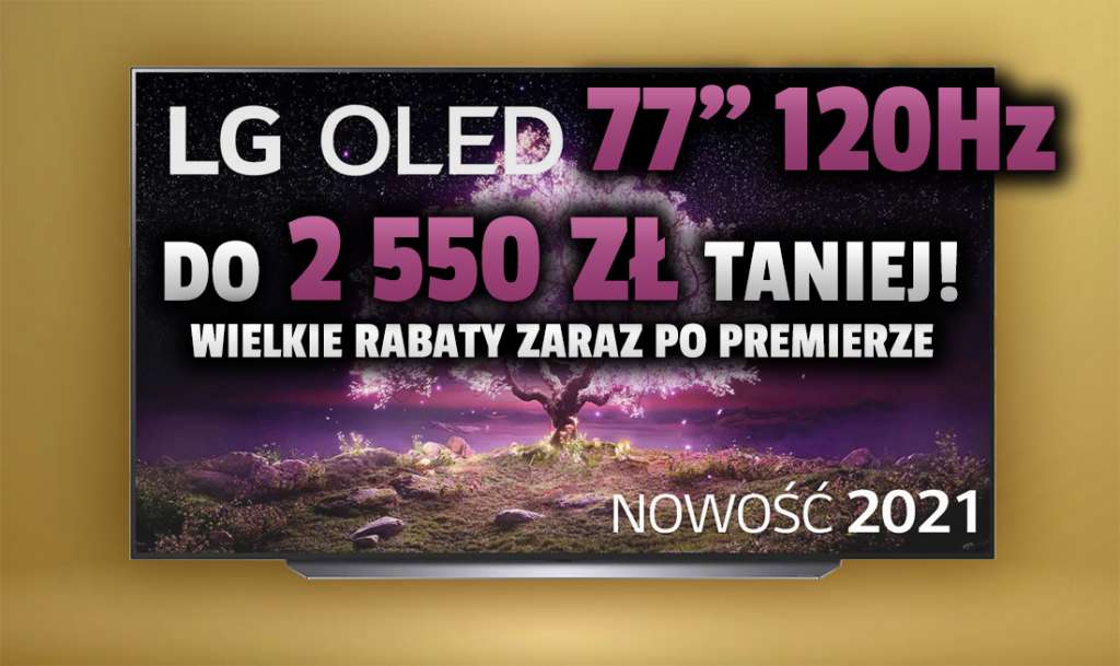 Wielka wyprzedaż ogromnych, nowych telewizorów LG OLED 77 cali na EURO 2020. Duże przekątne OLED w końcu taniej! Gdzie kupić?