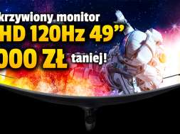 Samsung CRG9 zakrzywiony monitor QHD promocja media expert okładka