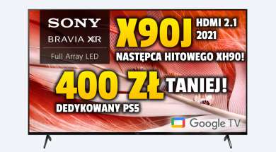 Sony X90J telewizor 2021 55 cali promocja neonet lipiec 2021 okładka