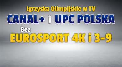 igrzyska olimpijskie w tokio w telewizji canal+ upc polska okładka