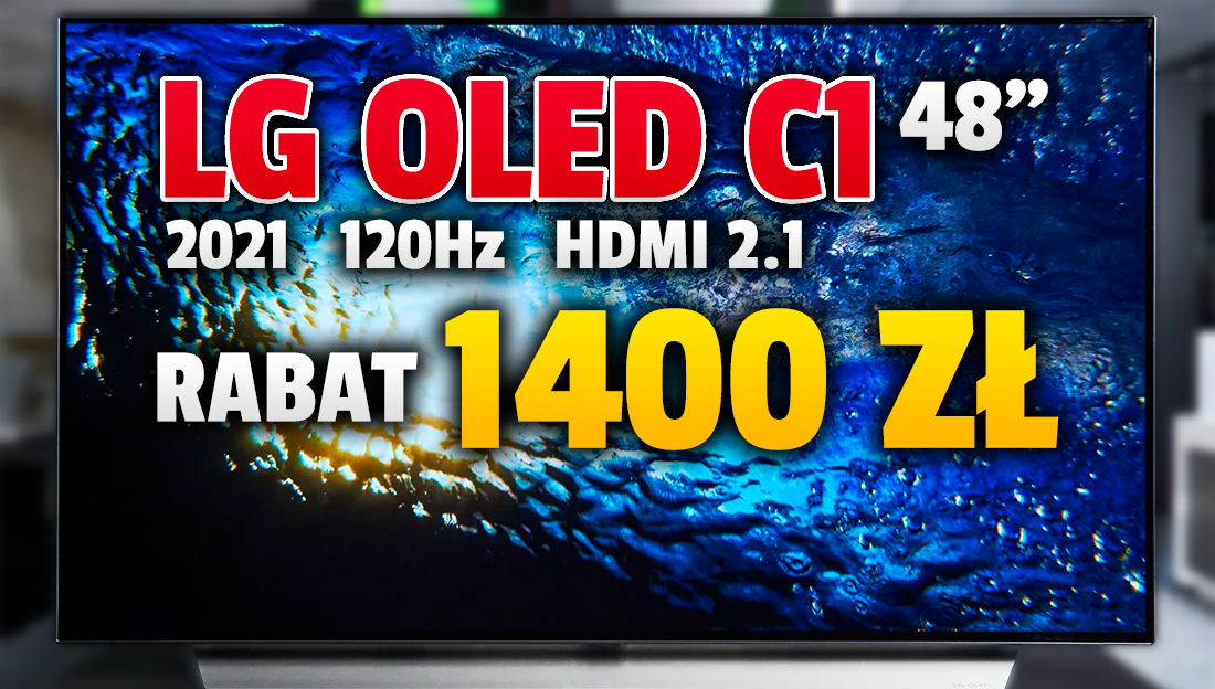 Rekordowo tani TV OLED 48 cali do grania! Najnowszy model LG C1 z portami HDMI 2.1 4K 120Hz VRR obiektem znakomitej promocji - 1400 zł taniej! Gdzie kupić?
