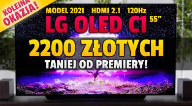 lg oled c1 55 cali telewizor 2021 promocja neonet okładka lipiec 2