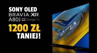 sony bravia xr oled a80j telewizor promocja rtv euro agd lipiec 2021 okładka