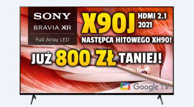 sony bravia xr x90j 65 cali telewizor 2021 promocja okładka