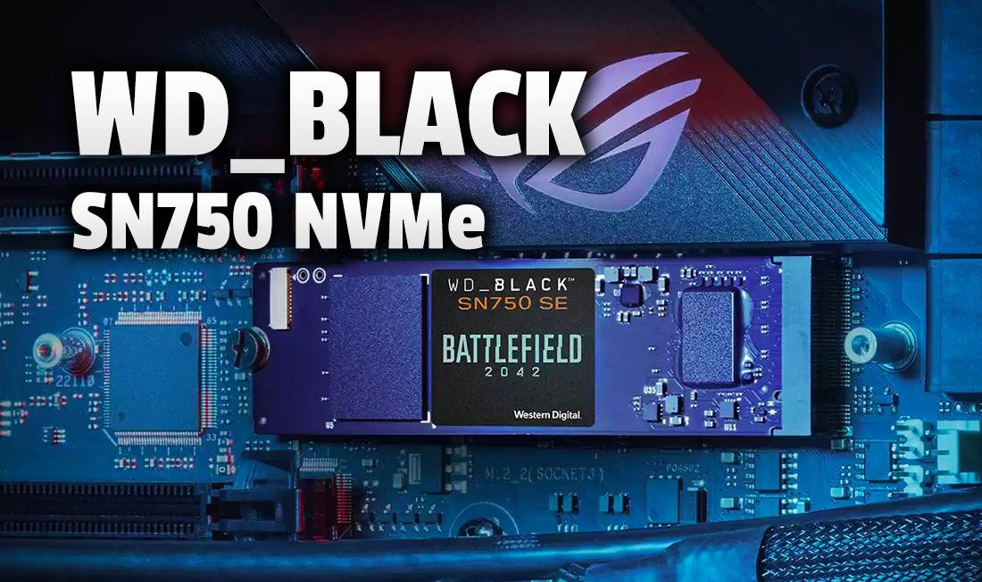 Firma Western Digital prezentuje dysk WD_BLACK SN750 SE – stworzony specjalnie dla fanów gry Battlefield 2042! Jest pakiet dodatków! Jaka cena?