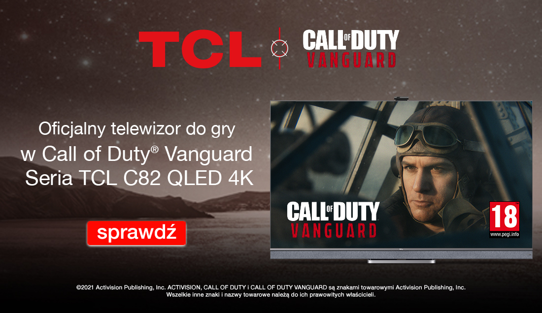 Razem z TCL rozdajemy kody do testów beta Call of Duty: Vanguard na PlayStation! Drugi kod w sobotę o 10:00! Kto pierwszy ten lepszy!