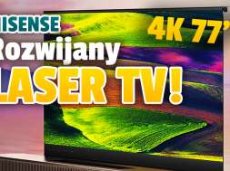 Hisense rozwijany telewizor Laser TV 2021 okładka