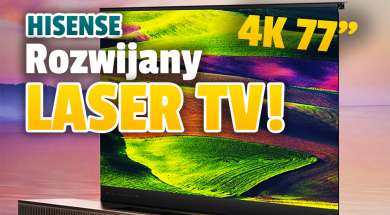 Hisense rozwijany telewizor Laser TV 2021 okładka