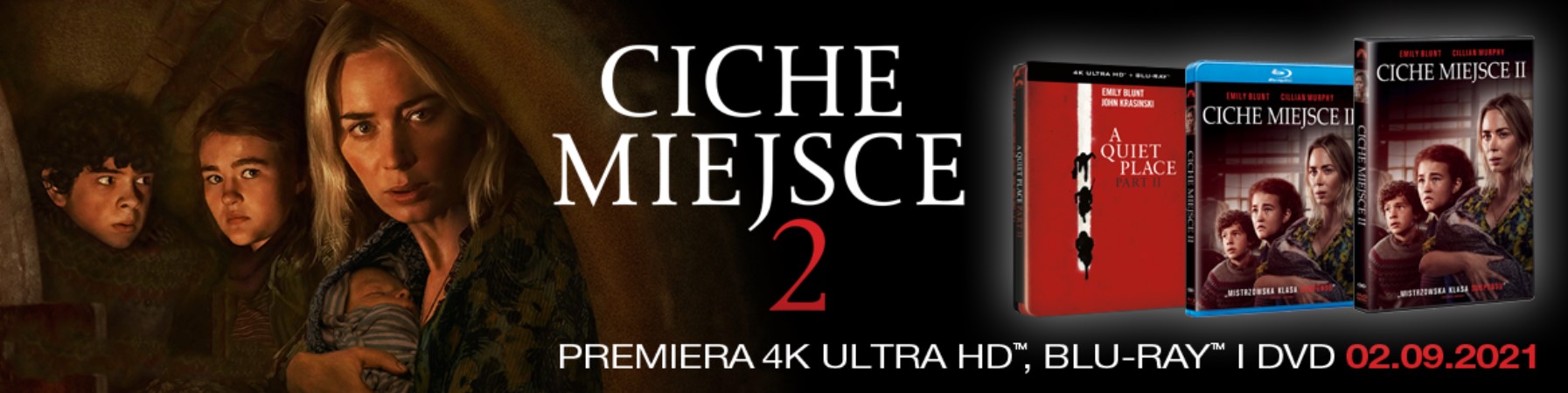 Ciche Miejsce 2 – wybrakowane i rozczarowujące polskie wydanie 4K Ultra HD Blu-ray Steelbook