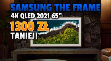 samsung the frame telewizor 4K QLED 2021 65 cali promocja RTV Euro AGD wrzesień 2021 okładka